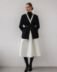 Giacca con rouches Black Swan