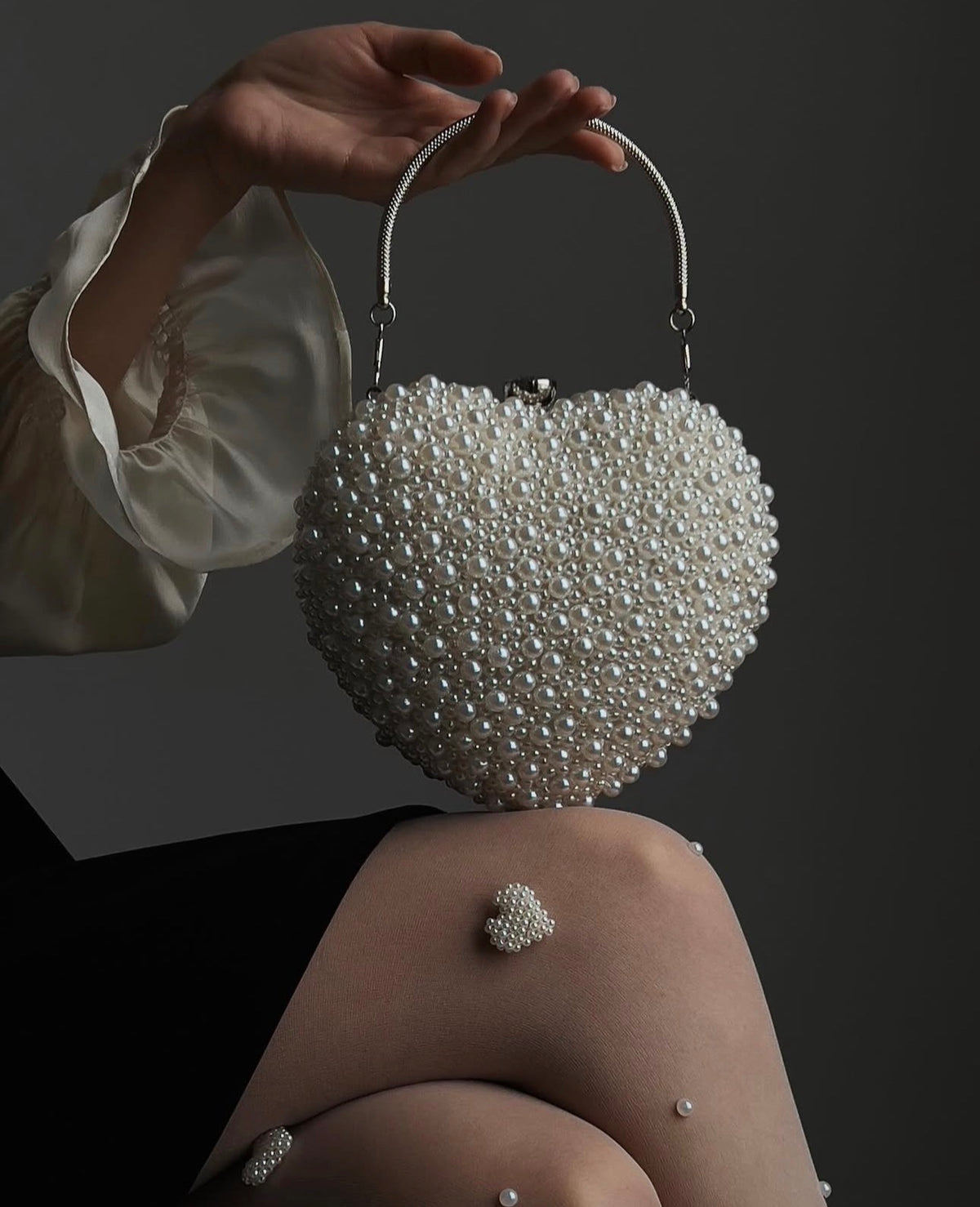 Strumpfhose Pearl Heart