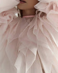 Elegant Tulle Detail Blouse - Maelle Paris
