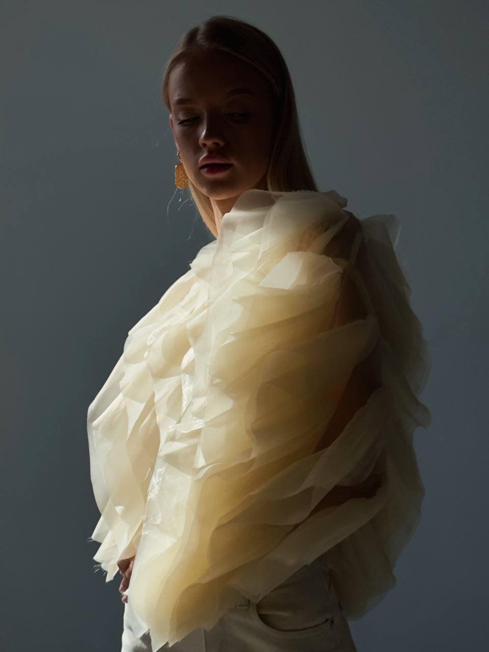 Elegant Ruffled Blouse - Maelle Paris
