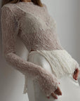 Elegant Lace Blouse - Maelle Paris