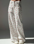 Heart Pattern Crop Blouse - Maelle Paris