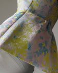 Multicolor Strapless Top