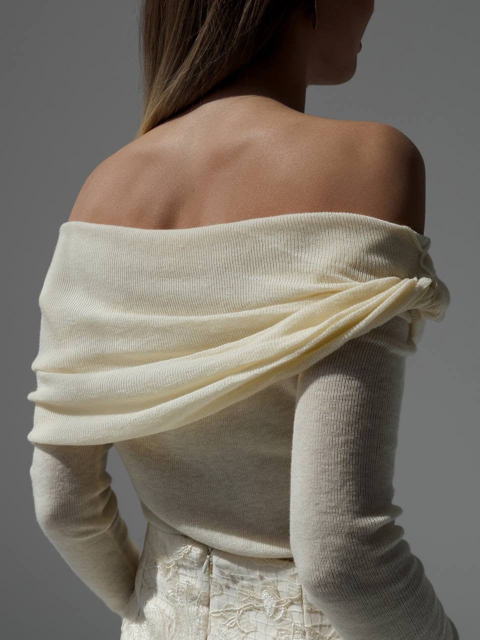 Elegant Off-Shoulder Blouse