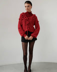 Basic Red Turtleneck