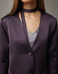 Blazer Midnight Plum