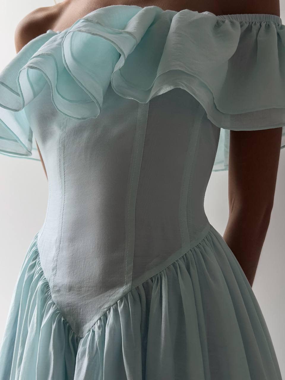 Ethereal Off-Shoulder Maxi Dress - Maelle Paris