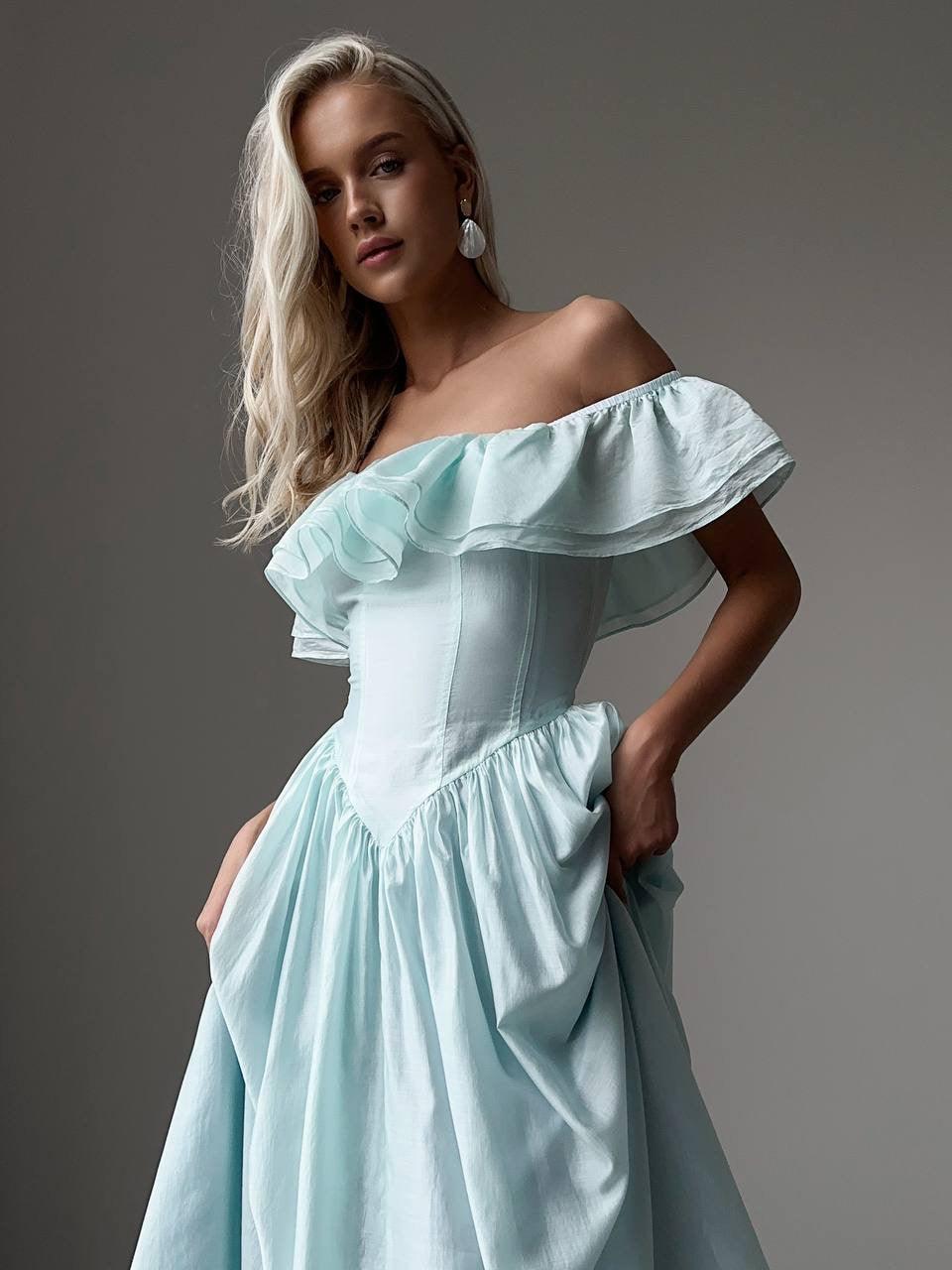 Ethereal Off-Shoulder Maxi Dress - Maelle Paris