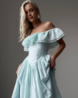 Ethereal Off-Shoulder Maxi Dress - Maelle Paris