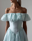 Ethereal Off-Shoulder Maxi Dress - Maelle Paris