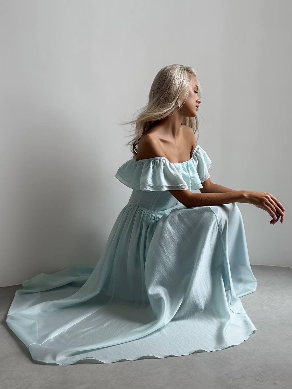 Ethereal Off-Shoulder Maxi Dress - Maelle Paris