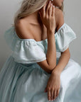 Ethereal Off-Shoulder Maxi Dress - Maelle Paris