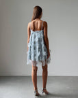 Elegant Floral Mini Dress - Maelle Paris
