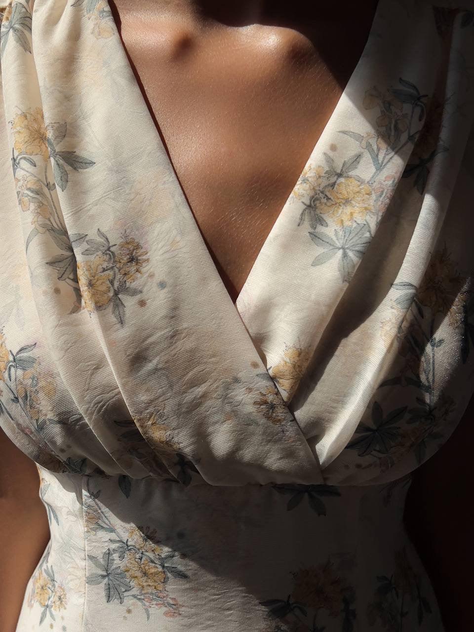 Floral Midi Dress - Maelle Paris