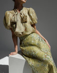 Elegant Floral Midi Suit - Maelle Paris