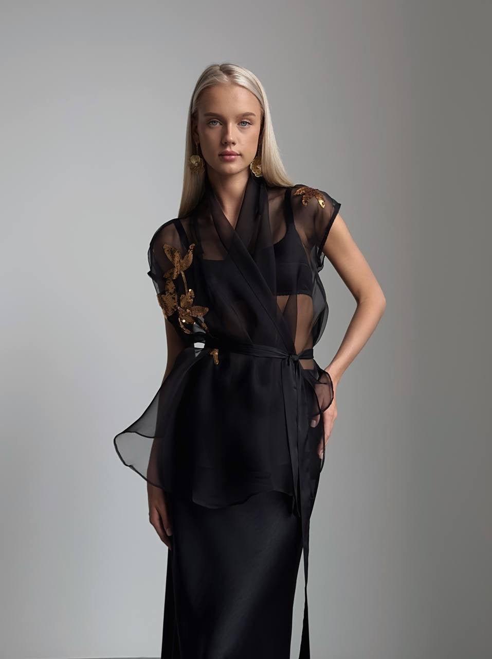 Black Evening Suit - Maelle Paris