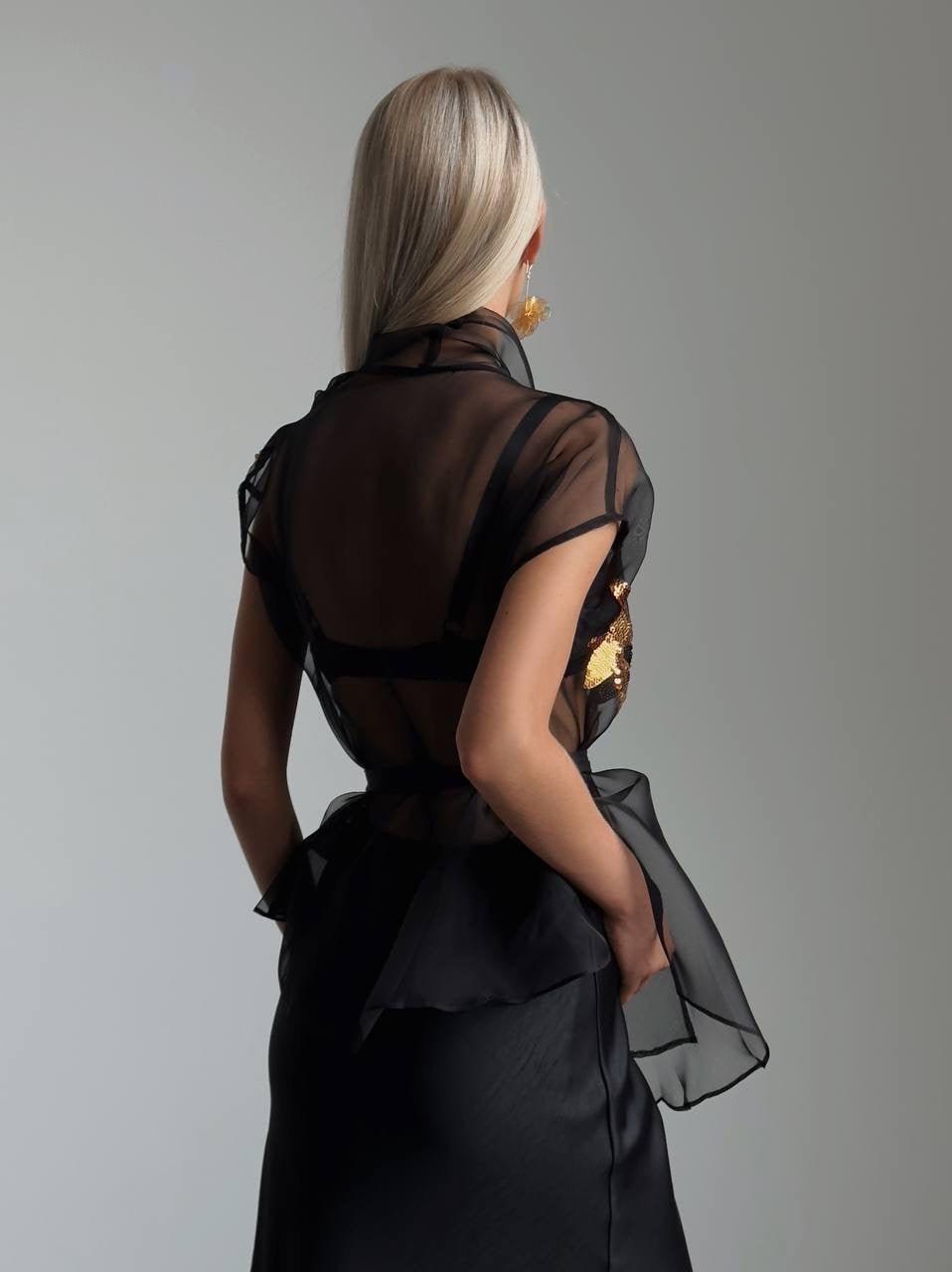 Black Evening Suit - Maelle Paris