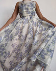 Elegant Floral Print Dress - Maelle Paris