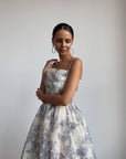Elegant Floral Print Dress - Maelle Paris