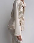 Elegant Silk Maxi Dress - Maelle Paris