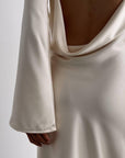 Elegant Silk Maxi Dress - Maelle Paris