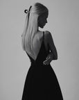 Elegant Black Evening Gown - Maelle Paris