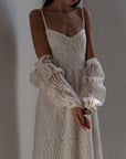 Elegant Stylish Lace Midi Dress - Maelle Paris