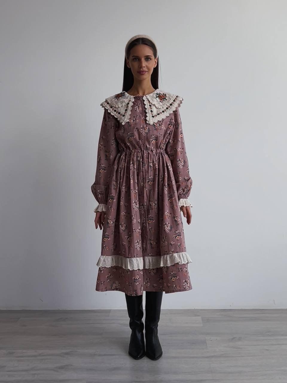 Vintage-Inspired Floral Dress - Maelle Paris