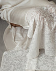Elegantes weißes Maxikleid