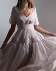 Elegantes Midikleid mit Blumendruck