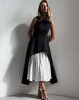 Vestido asimétrico negro