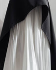 Vestido asimétrico negro