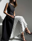 Vestido asimétrico negro