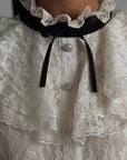 Mini abito elegante in pizzo vintage