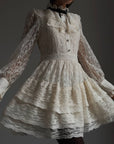 Mini abito elegante in pizzo vintage