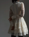 Mini abito elegante in pizzo vintage