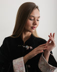 Noir Silk Charm Jacket