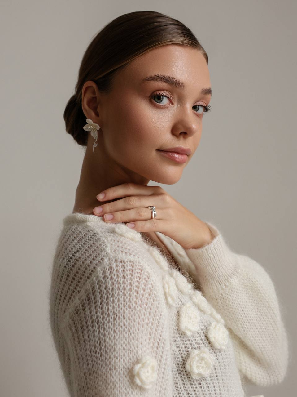 Cardigan Ivory Meadow