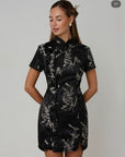 Black Sakura Dress