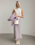 Lilac Cloud Bouclé Jacket