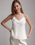 Lace Whisper Knit Top