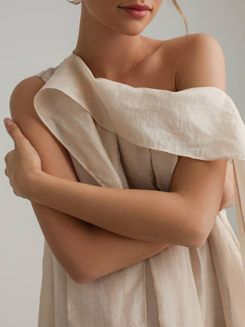 Drapiertes Midikleid Sculpture