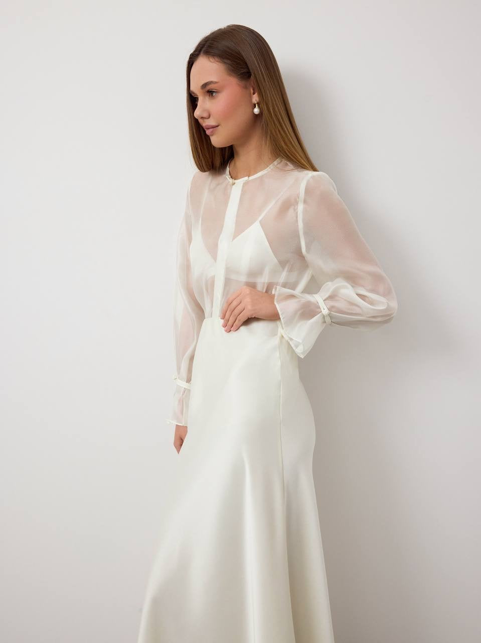 Blusa transparente Sheer Grace