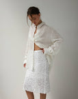 Oversized Linen Blouse