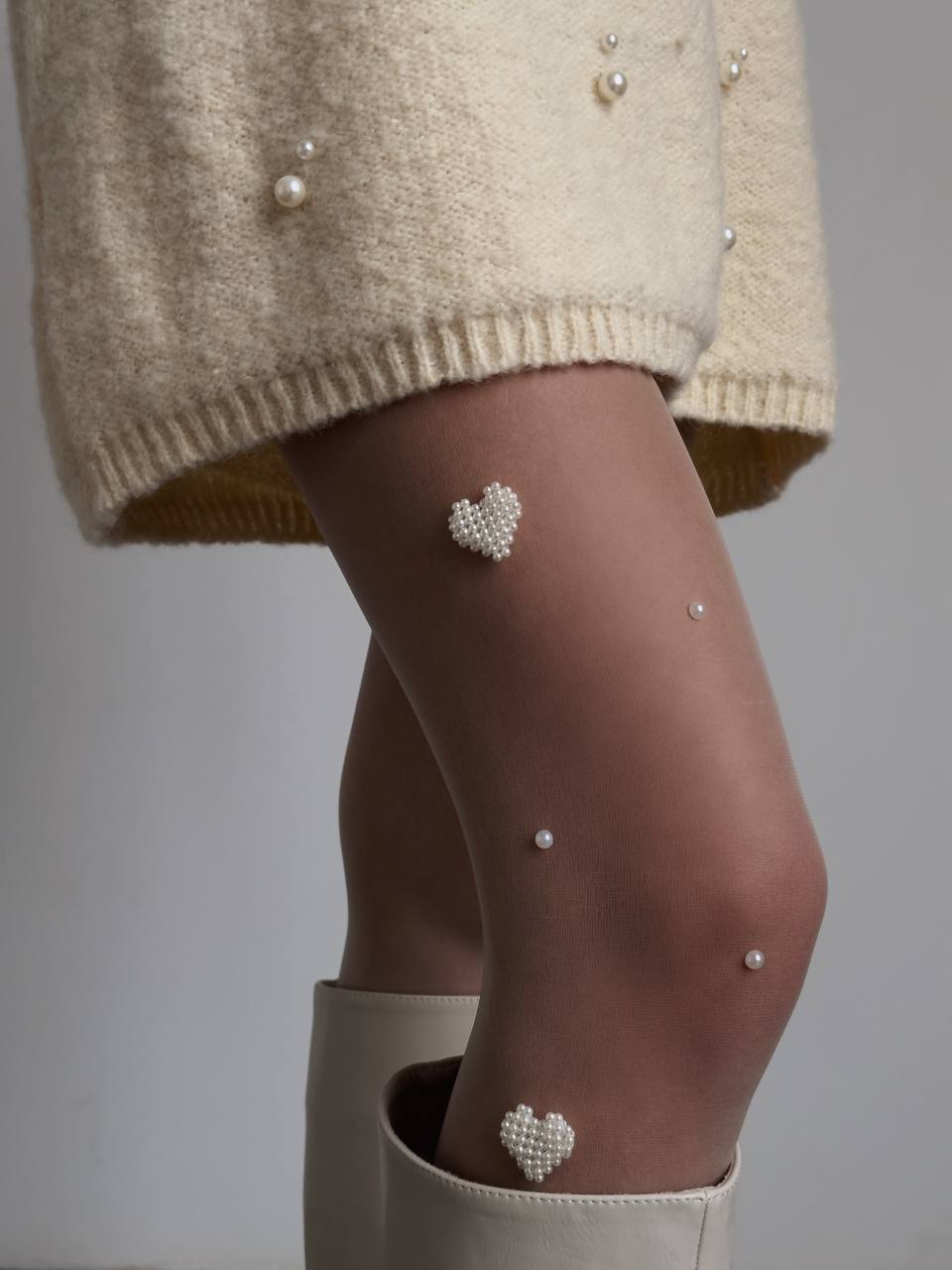 Strumpfhose Pearl Heart
