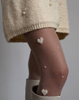 Strumpfhose Pearl Heart