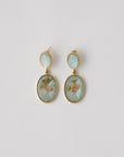 Orecchini vintage con turchese