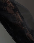 Velvet Lace Illusion Dress