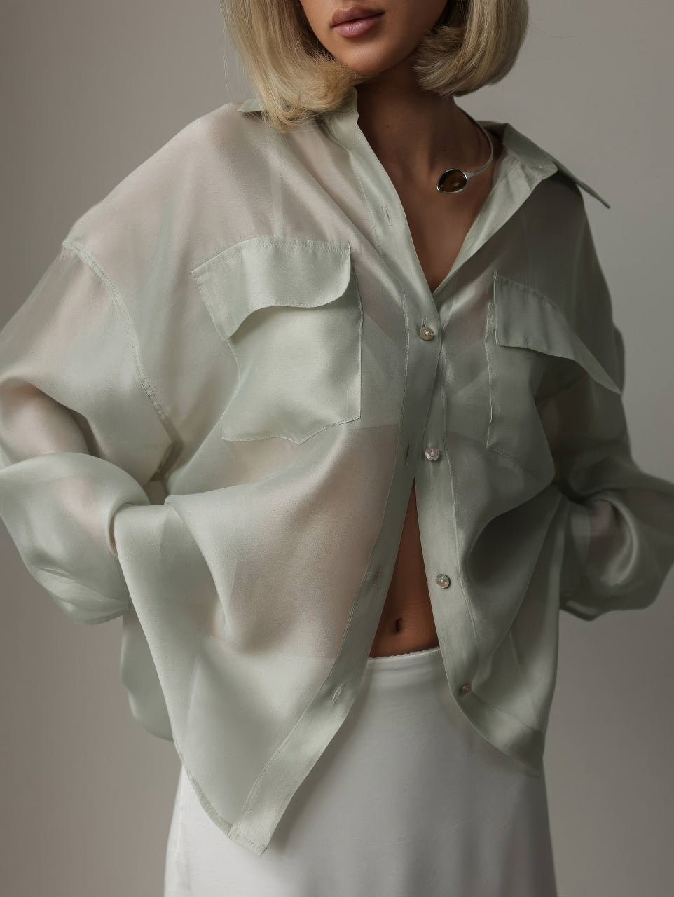 Sheer Sage Shirt
