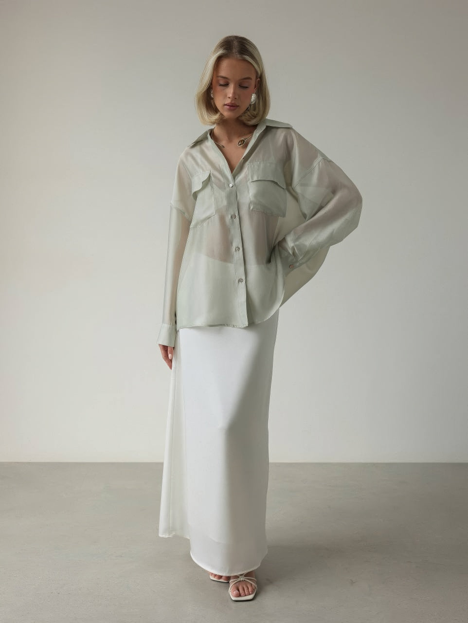 Sheer Sage Shirt